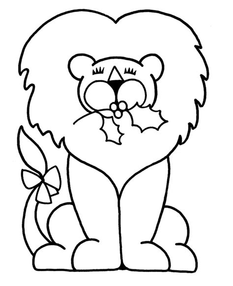 learning years christmas coloring pages christmas lion christmas