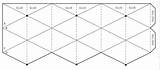 Flextangle Flextangles Papercraft Steuer sketch template