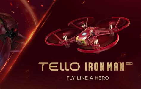 anuncian una nueva version del drone dji tello iron man