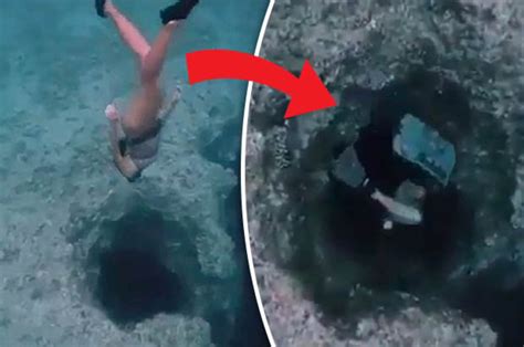 Bikini Babes Dives Into Tiny Hole And Discovers Something
