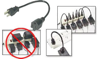 power supply   ac  dc adapters  long cables   ends electrical engineering