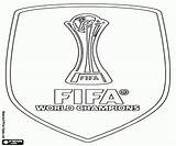 Champions Fifa Emblem sketch template
