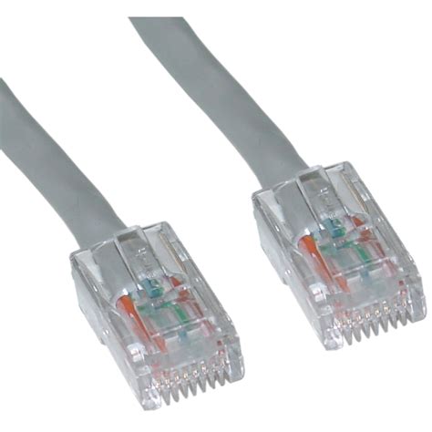 utp cate gray ethernet patch cable bootless   awg
