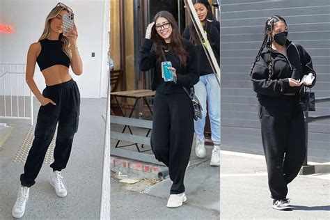 Black Sweatpants Outfits What To Wear With Black Sweatpants — Raydar