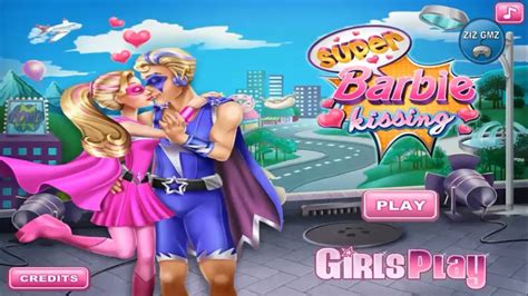 Super Barbie Kissing Barbie And Ken Games For Girls