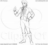 Prince Clipart Lineart Illustration Royalty Pushkin Vector Clip sketch template
