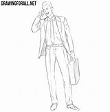 Businessman Draw Drawing Drawingforall Ayvazyan Stepan Tutorials Posted People sketch template