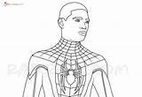 Miles Morales sketch template