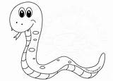 Snake Clipart Cute Outline Cartoon Coloring Clipground Transparent Snak Animal Coloringpage Eu sketch template