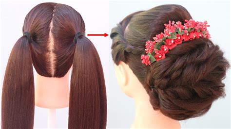 hairstyle  trick cute hairstyle party hairstyle updo