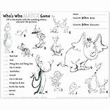 Coloring Seuss Dr Book Pages Getcolorings Relive sketch template