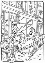 Wallace Gromit Coloring Pages Worksheets Printable sketch template