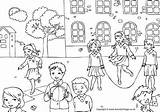 Colouring Playground Patio Drawing Activityvillage Elementary σχολική sketch template