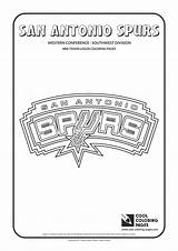 Nba Coloring Pages Spurs Logos Teams Antonio San Basketball Cool Logo Team Sheets Pelicans Orleans Kids Print Visit Search Choose sketch template