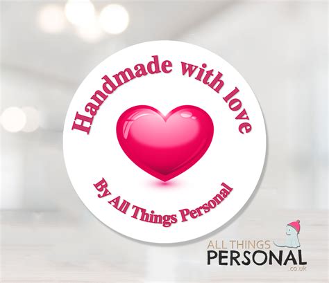 handmade  love stickers   personal