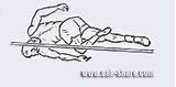 Sisi Guling Lompat Diatas Posisi Badan Mistar sketch template