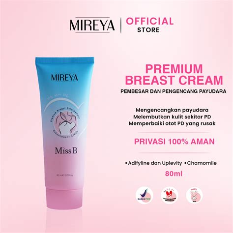 jual [bpom] mireya miss b premium breast cream pembesar payudara