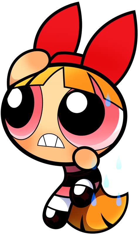 image blossom nervous the powerpuff girls action time wiki