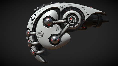 sci fi scout drone  model  futabaatblender atfutabablender