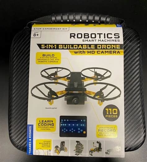 thames kosmos robotics smart machines    buildable drone  hd camera  picclick