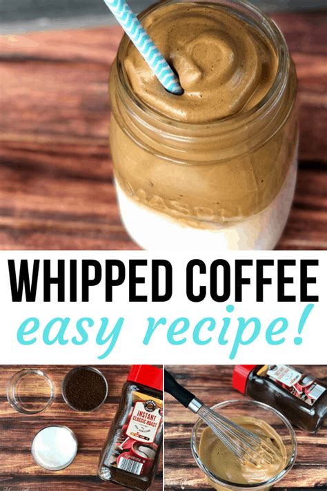 how to make whipped coffee easy dalgona coffee recipe