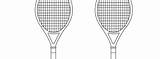 Coloring Racquet sketch template