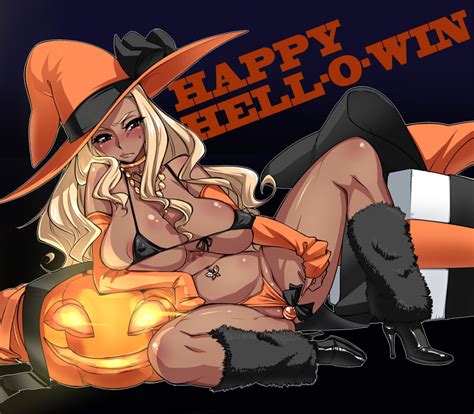 witch mercy and her pumpkin servants ~ a halloween hentai
