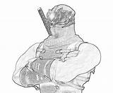 Ninja Gaiden Ryu Hayabusa Character Coloring Pages sketch template