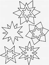 Copos Kleurplaten Nieve Kleurplaat Stelline Sterren Colorat Kerstster Coloriage Flocon Colorier Fulgi Nea Etoile Kerststerren Flocken Kerst étoiles Invierno Zapada sketch template