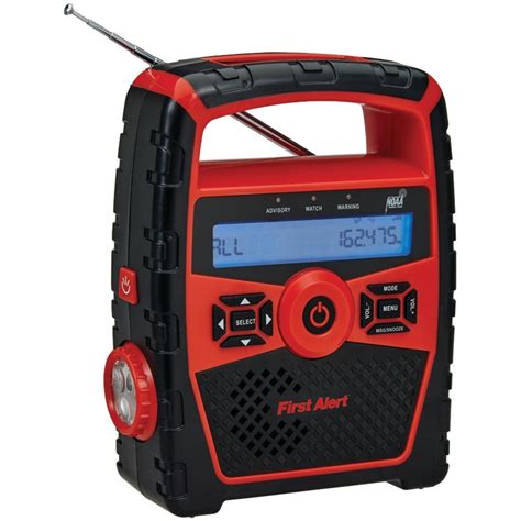 alert portable   fm weather radio  alarm clock