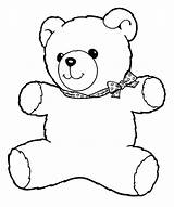 Teddy Bear Coloring Pages Freddy Drawing Baby Line Cute Christmas Simple Sheets Printable Color Holidays Kids Faz Drawings Getcolorings Getdrawings sketch template