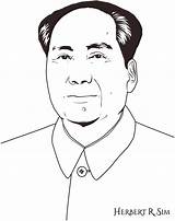 Mao Zedong Illustration Sketch House Reformations Power Digitally Produced Chosen Referencing Getty Portrait Via Digital sketch template