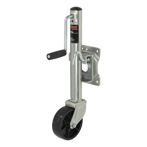 curt  marine boat trailer jack    wheel  lbs   inches vertical travel