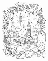 Coloring Christmas Adult Christian Pages Printable Colouring Sheets Instant Winter Kids Church Ausmalbilder Book Drawing Etsy Noel Books Mandalas Zoom sketch template