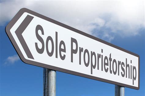 sole proprietorship highway sign image