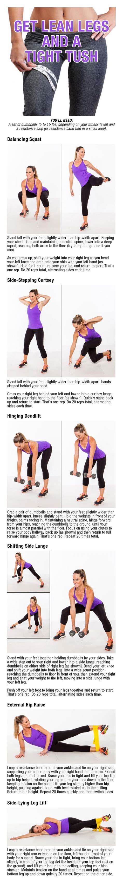 6 moves for slimmer hips and thighs exercise fitness body workout