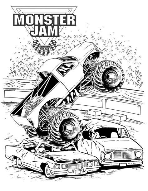 images  el toro loco monster jam trucks coloring pages