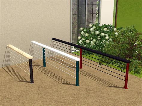 sims resource modern steel fence