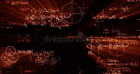 math formulas  blackboard stock illustration illustration  multiplication complex