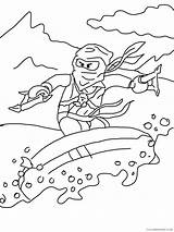 Ninjago Coloring4free Verbnow sketch template