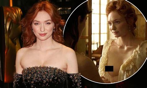 eleanor tomlinson discusses getting naked for her first