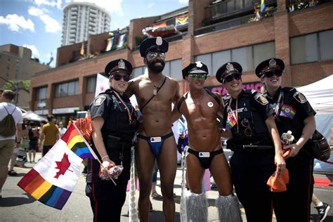in photos hundreds of thousands celebrate in toronto pride parade