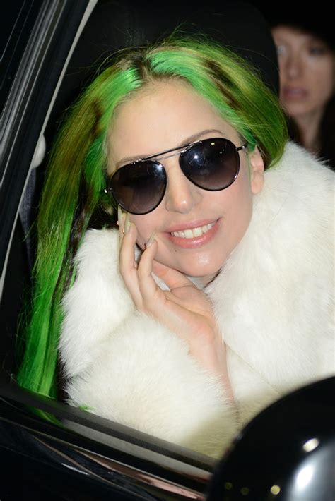 Lady Gaga’s Green Hair — Love Or Loathe Her Crazy Makeover Hollywood