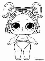 Coloring Lol Surprise Series Confetti Pop Pages Doll sketch template
