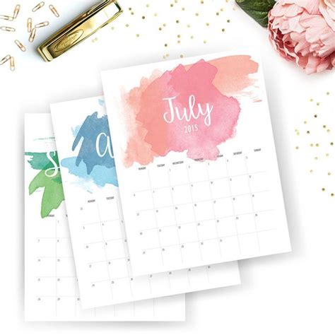imprimir  mensual calendario por sunshineparties en etsy calendar printables planner