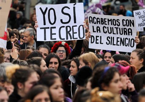 miles salen  la calle en espana contra la violencia machista fotos