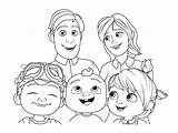 Cocomelon Characters Coloringonly Cece Coloringgames Onlinecoloringpages Baby Jj sketch template