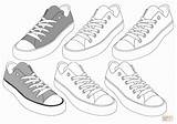 Coloring Sneakers Sneaker Pages Printable Shoes Football Play Comments sketch template
