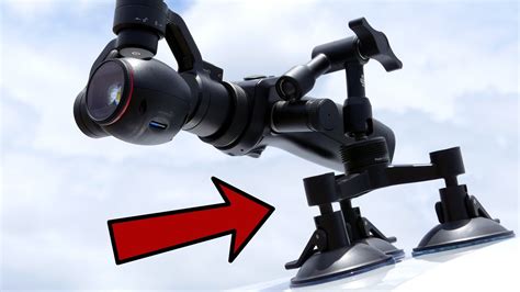 dji osmo vehicle mount hands  review testfootage youtube