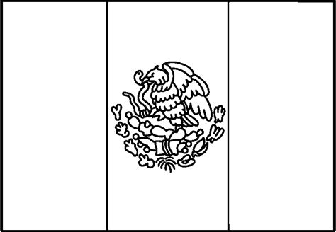 mexican flag coloring page sketch coloring page